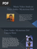 Music Video Analysis Peter Andre-Mysterious Girl