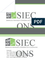 SIEC: Sistema de Información a Entidades de la Construcción