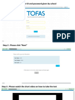 TOFAS International Mathematics Test - Steps and Guideline