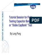 Tutorial for Field Testing Capacitor Banks