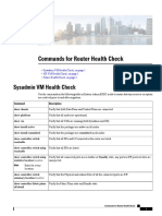 Commands For Router Health Check