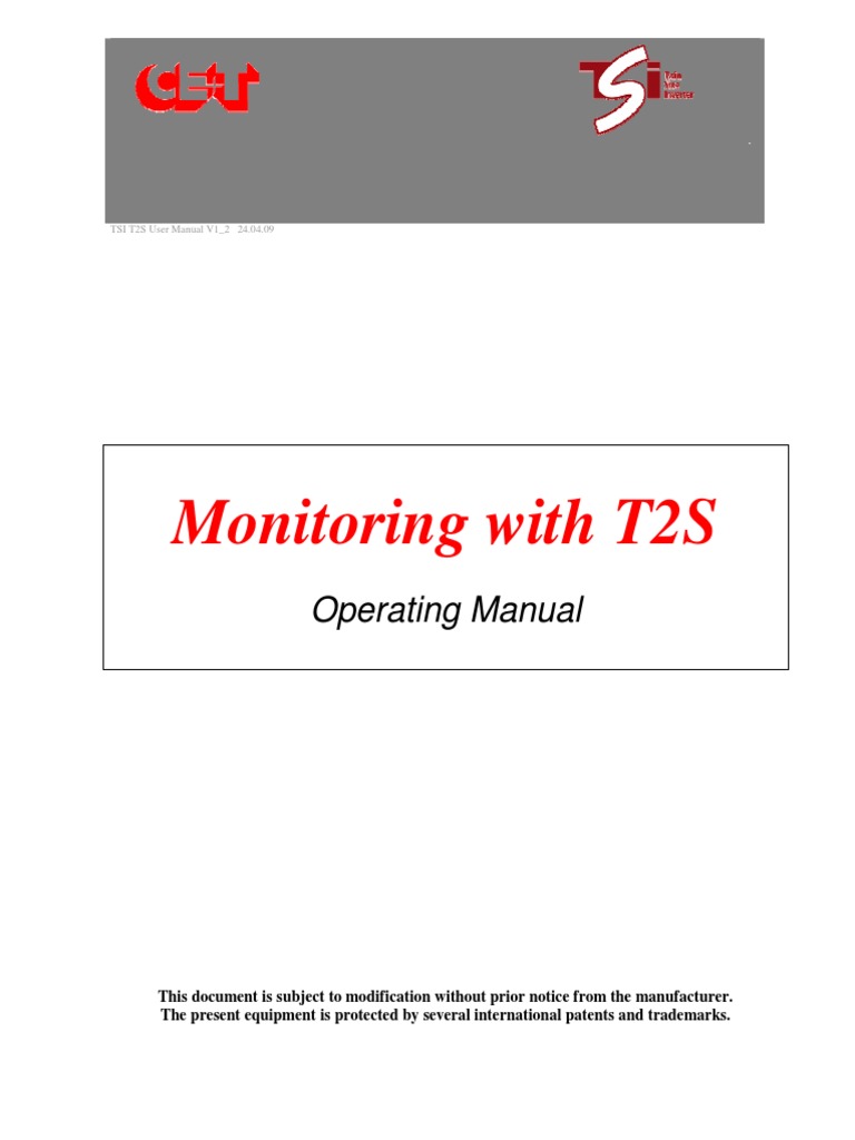 TSI T2S User Manual Overview | PDF | Power Inverter | Menu (Computing)