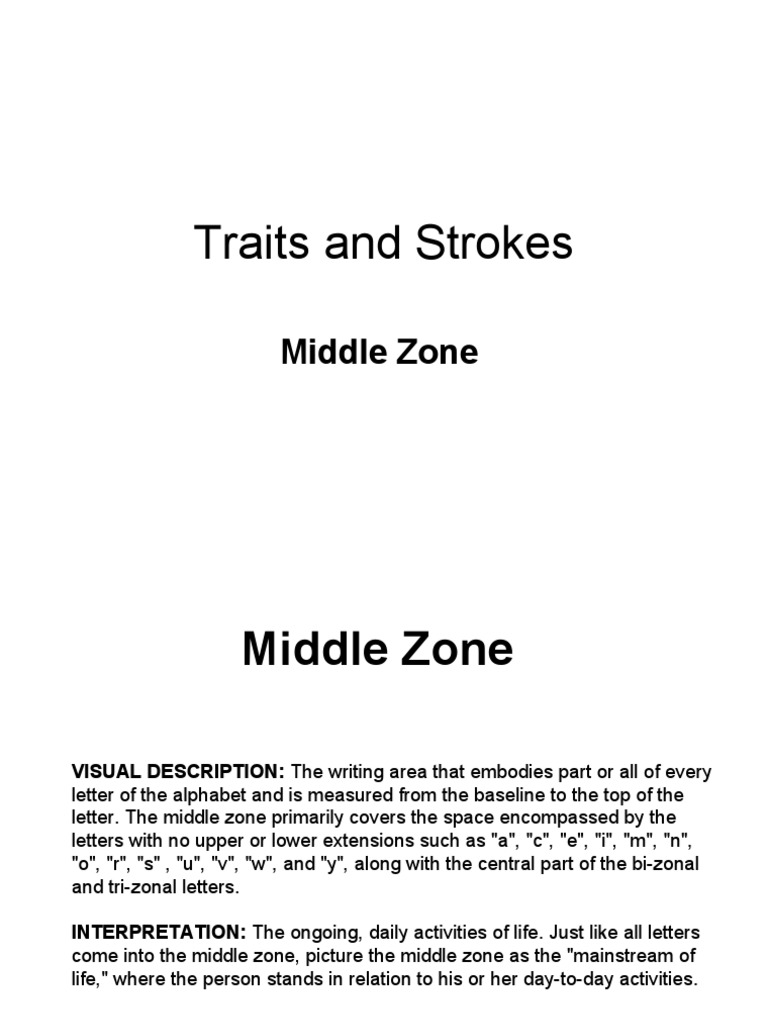 Understanding Middle Zone Traits | PDF | Communication | Human Nature