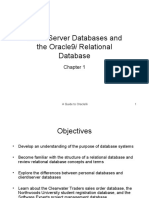 Client/Server Databases and The Oracle9i Relational Database