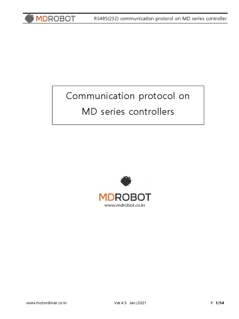 MD Series RS485 Communication Protocol | PDF | Electrical Engineering ...