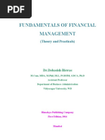 Fundamentals of Financial Management: (Theory and Practicals)