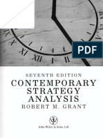 Contemporary Strategic Analysis Robert M Grant 7th Edition