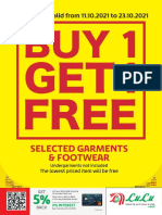 Buy 1 Get 1 Free 11.10.2021