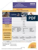 Udyam Registration Certificate for Gayatri Enterprises