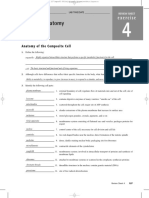 The Cell: Anatomy and Division: Exercise