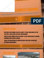 Climate Change: Adapted From Module 5: New Challenges in Contemporar Y Societies