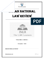 Indian National Law Review: Volume 2-Issue 1