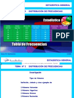 Tema N ° 3 Distribucion de Frecuencia A 2020 C