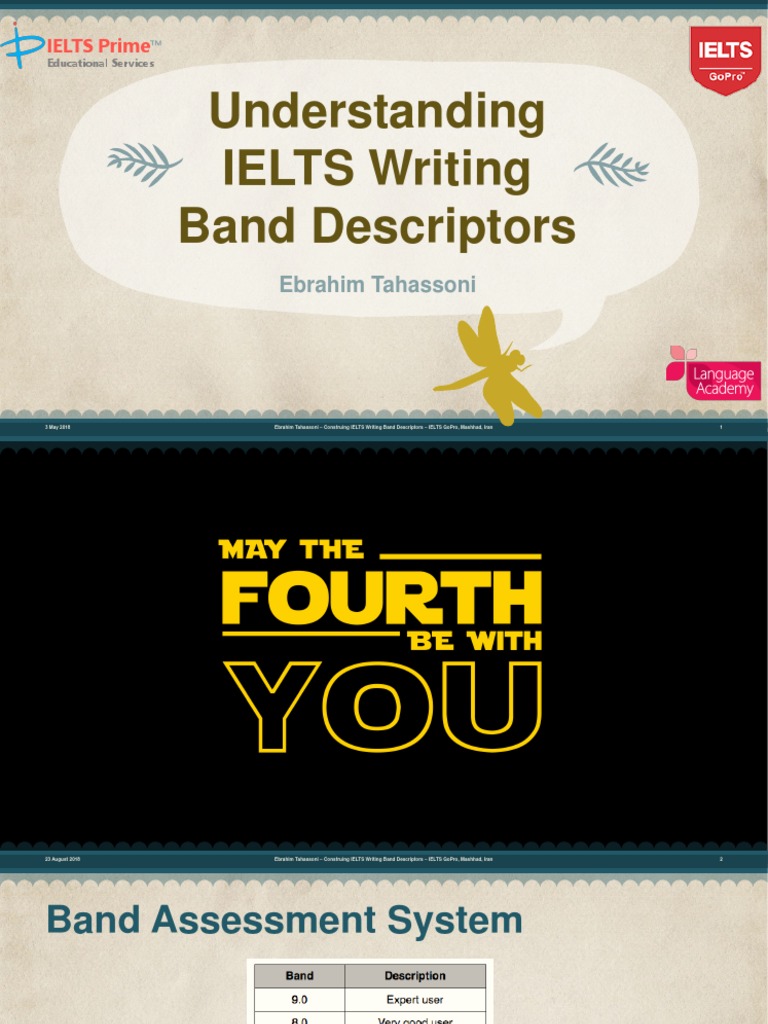 Understanding IELTS Writing Band Descriptors | PDF | International ...