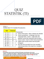 SOAL QUIZ Statidstika