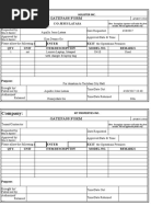 Pull Out Form | PDF