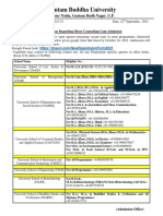 Notification Regarding Direct Counseling-Cum-Admission 22sept2021