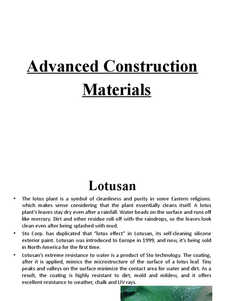 Advanced Construction Materials | PDF | Concrete | Glasses
