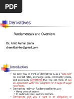 Derivatives: Fundamentals and Overview