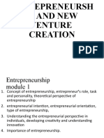 Module Entrepreneurship