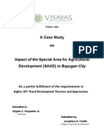 A Case Study On Rural Development Program