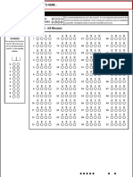 Test Number Section 1: Sat Practice Answer Sheet