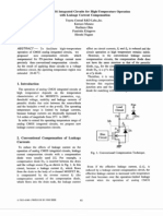 Analog CMOS Integrated Circuits For High-Temperature Operation With Leakage Current Compensation