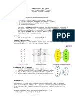 DIFFERENTIAL CALCULUS: Domains, Ranges, Intercepts and Asymptotes of Functions