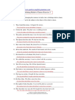 Finish-Worksheet of Defining Relative Clauses Exercise 3(1)