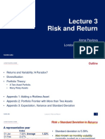 LBS Lecture 3: Introduction to Risk and Return