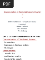 Characterization of Distributed Systems (Chapter-1)