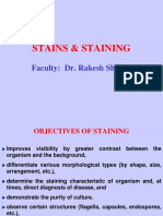 Stains & Staining: Faculty: Dr. Rakesh Sharda