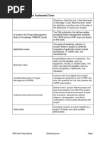 PMP Terms