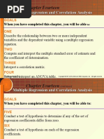 Chapter Fourteen: Multiple Regression and Correlation Analysis