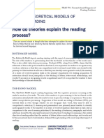 C - Topic 1 - Theoretical Models of Reading (1)