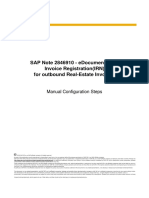 Sap Note 2846910 - Edocument India Invoice Registration (Irn) For Outbound Real-Estate Invoices