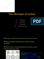 The Allotropes of Carbon: Diamond Graphite Fullerenes Nanochemistry