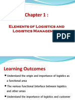 Elements of Logistics and Logistics Management