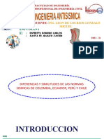 Diferencia y Similitudes de Las Normas Sismicas