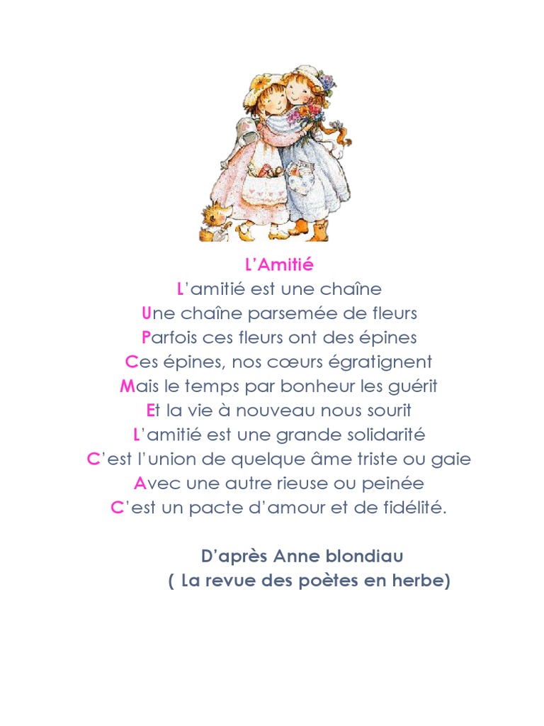 L Amitie Pdf