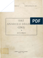Eski Anadolu Dillerine Giriş - Ali M. Dinçol-206491