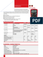 FT - UT33+ Series Palm Size Multimeters