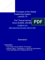 12.540 Principles of The Global Positioning System: Prof. Thomas Herring Room 54-820A 253-5941