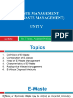 E-Waste Management Methods