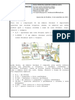 Escola Municipal Olentino Xavier ensina números decimais