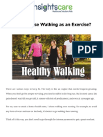 Why Choose Walking As An Exercise?