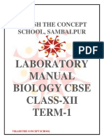 Biology (044) - Practical Lab Manual (Term - 1)