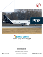 Airbus A320-200 Lufthansa: Recolored by Cibula Papercraft 2018