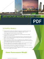 Materi Arsitektur Masjid Modern Series 3