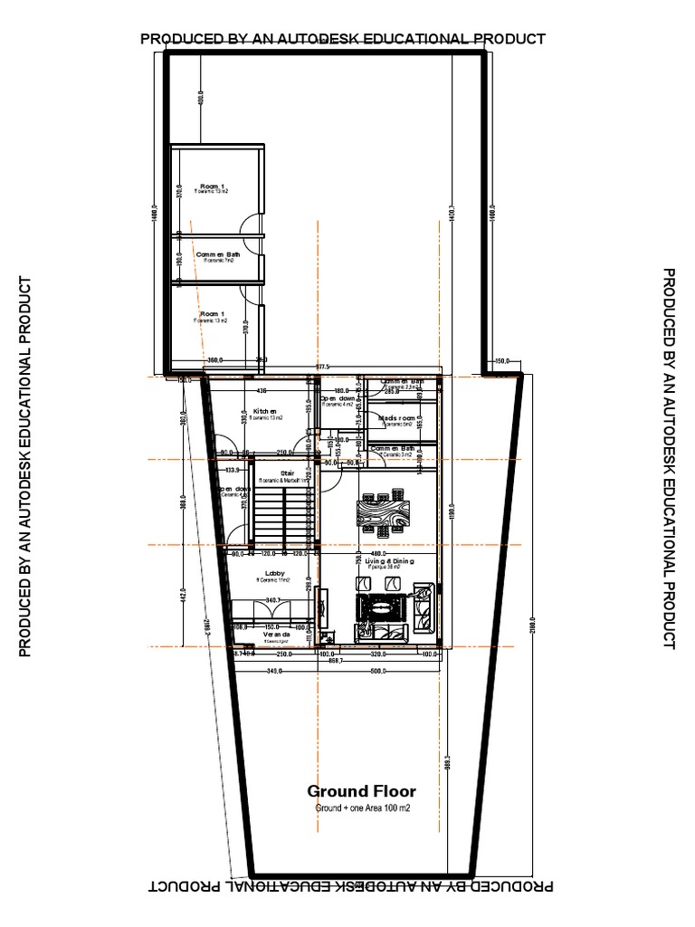 Produced by An Autodesk Educational Product: Ground Floor | PDF